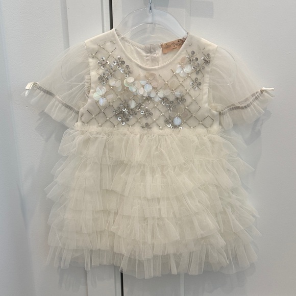 Tutu Du Monde Other - Tutu Du Monde Cream Sequin Tulle Dress
